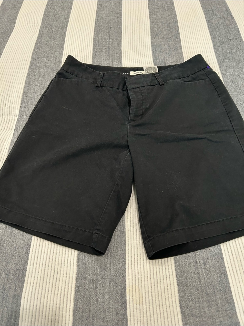Dockers Black Women's Chino Shorts